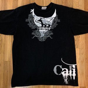 Cali Ink Black Graphic Tee - sz X-Large